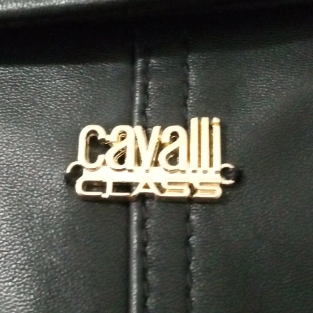 Cavalli Class Leather Jacket - Picture 10 of 13